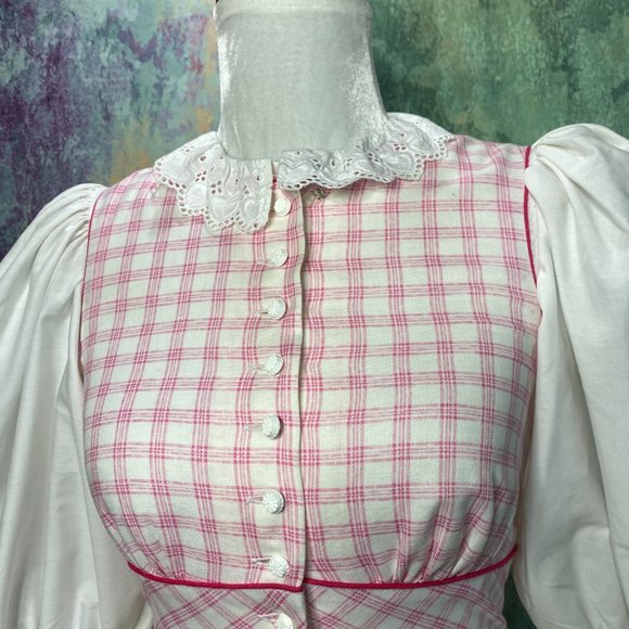 📌Original traditional high-quality Austrian Dirndl with Blouse and Apron - Picture 8 of 16